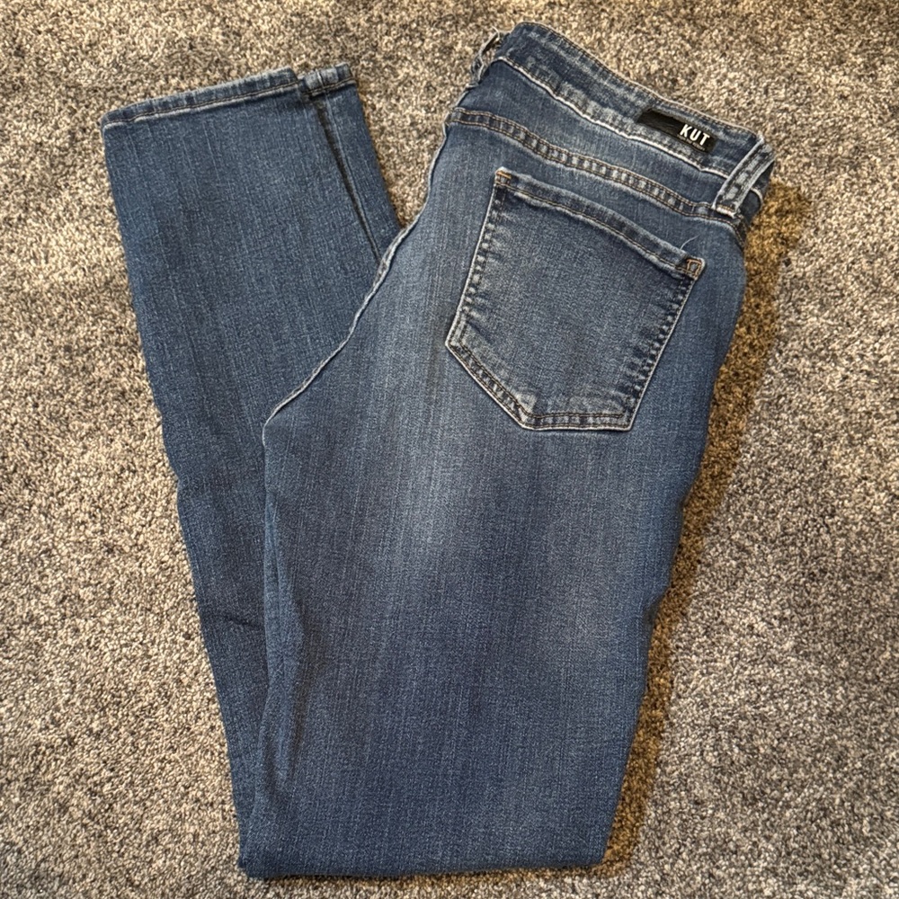 Kut from the Kloth Women's Classic Blue Straight Leg Jeans